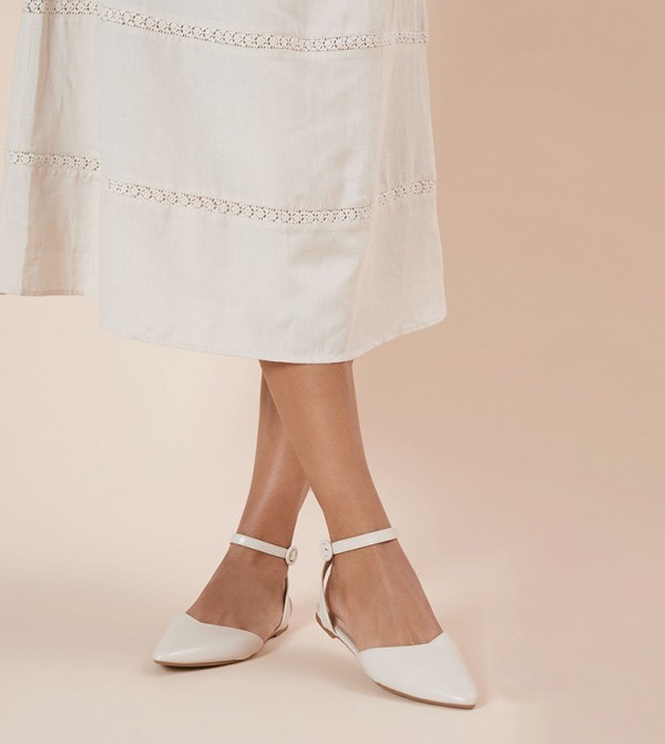 Ankle Strap Flat Shoes