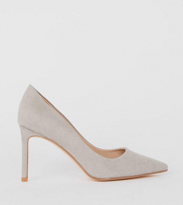 Grey high heel shoes on sale
