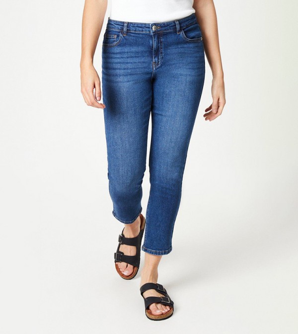 Petite Comfort Stretch Slim Fit Jeans