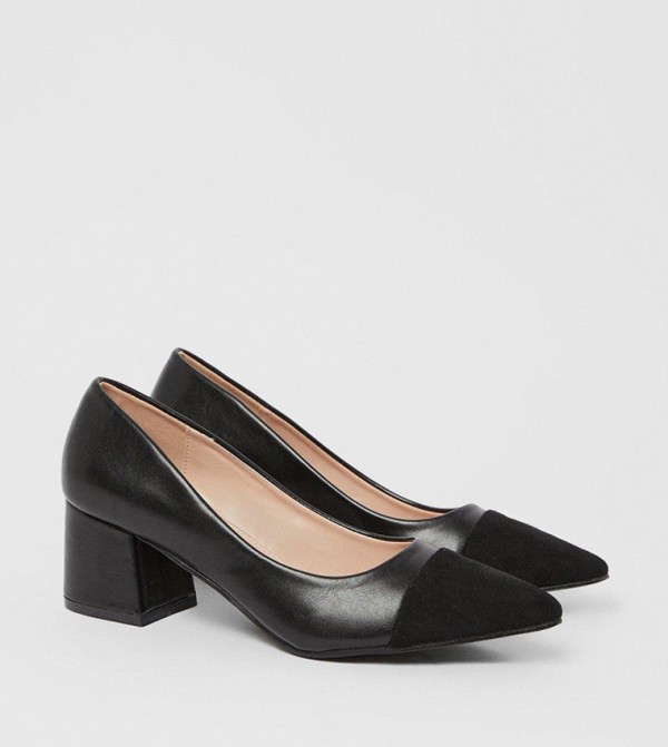 Buy Principles Christie Toecap Detail Block Heel Court Shoes In