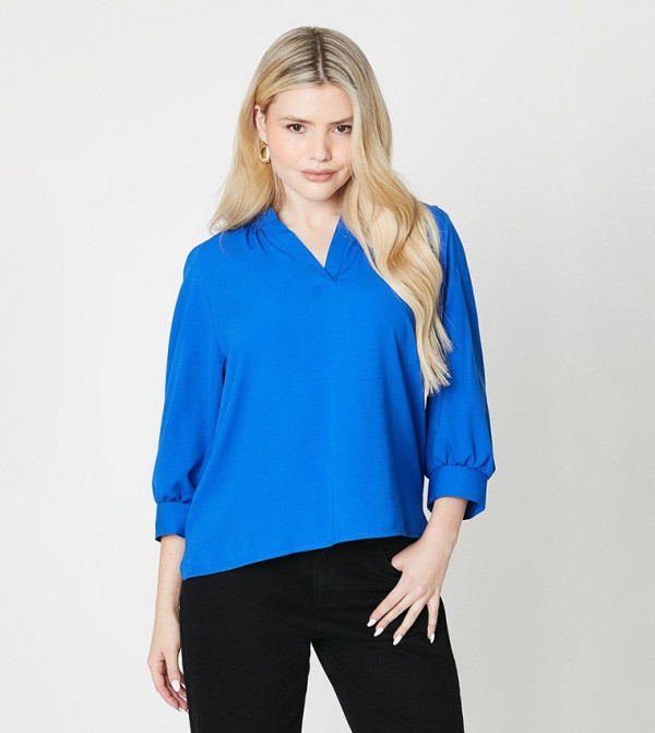Solid Long Sleeves Top