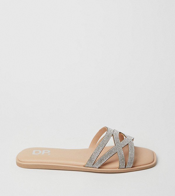 Lipsy asymmetric diamanté sandals best sale