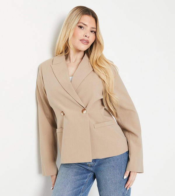 Long Sleeves Double Breasted Blazer
