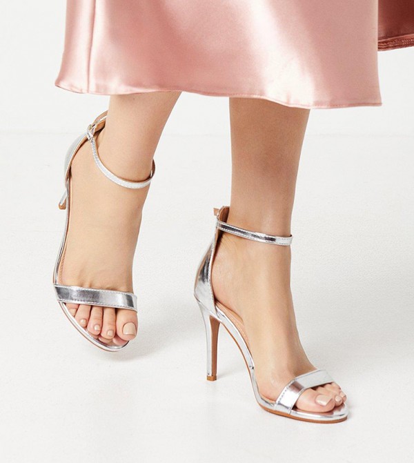 Wide Fit Tyla High Stiletto Barely There Heeled Sandals