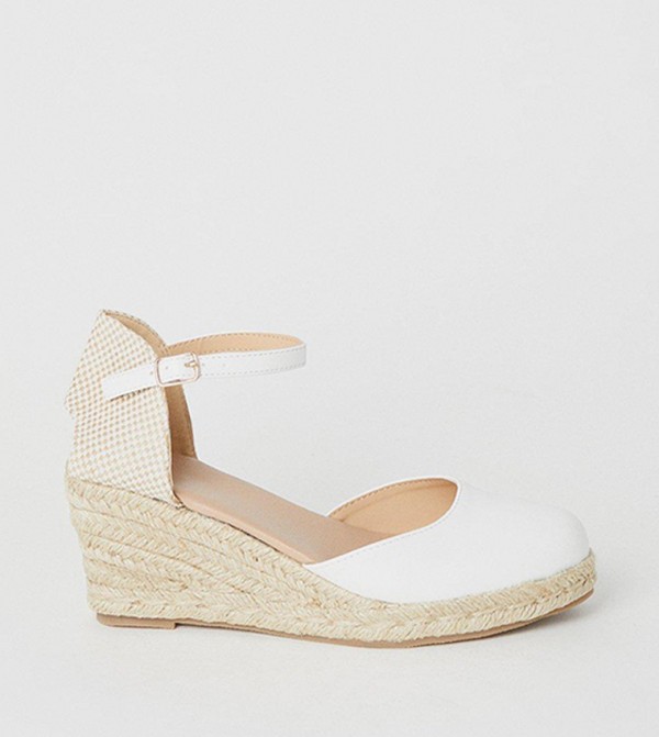 Espadrille low wedges closed toe hot sale