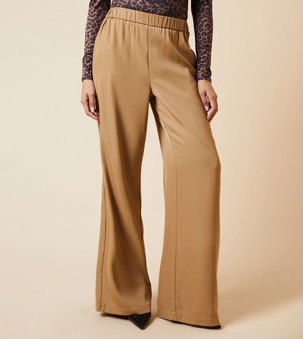 Tall Elasticated Waist Straight Fit Trousers