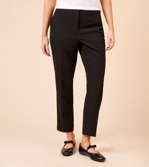 Mid Rise Slim Fit Trousers