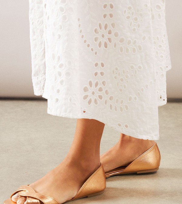 Maddie Open Toe Flat Sandals