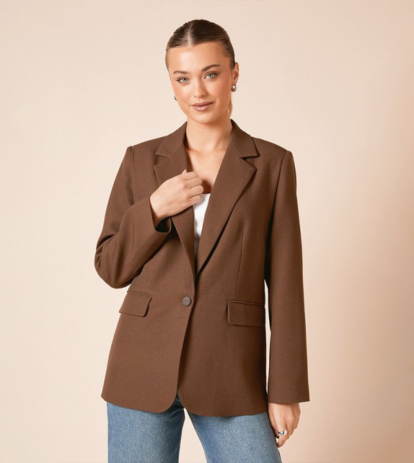 Single Breasted Oversized Blazer