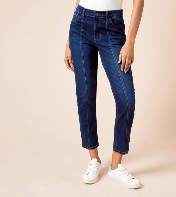 Seam Detail Slim Fit Jeans