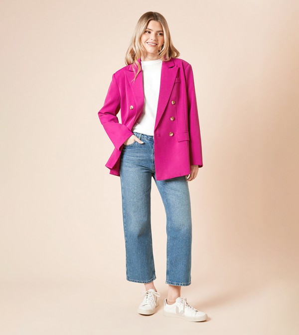 Double Breasted Oversized Blazer