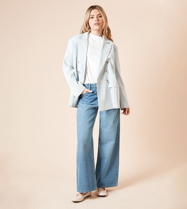 Double Breasted Oversized Blazer