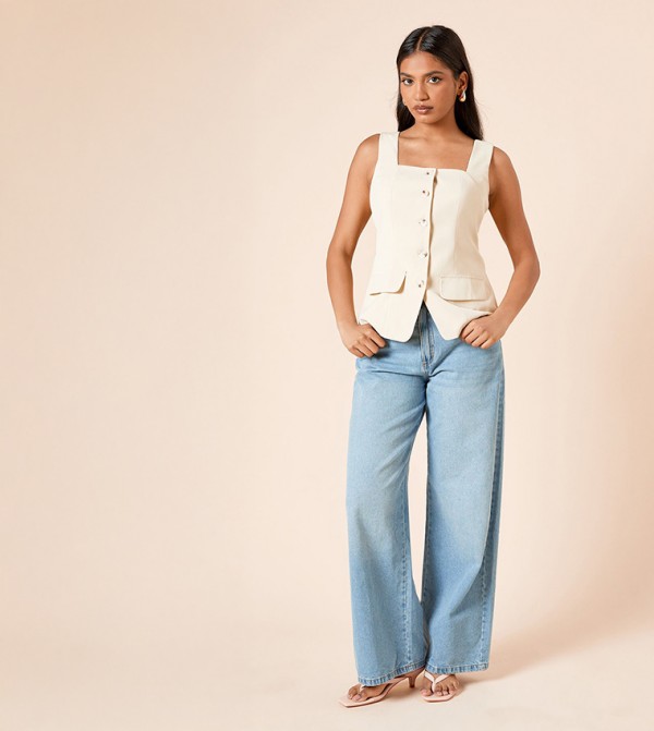 Petite Button Through Waistcoat