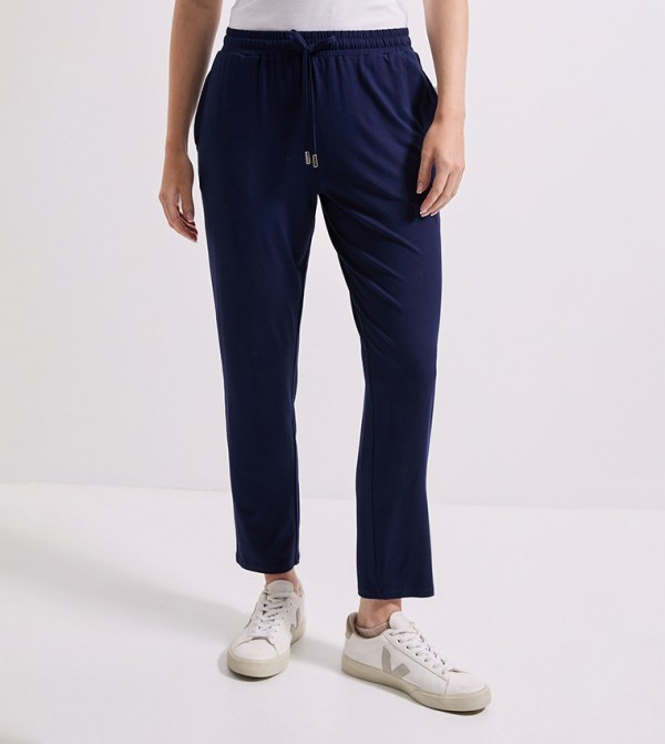 Shirred Waist Jersey Sweatpants