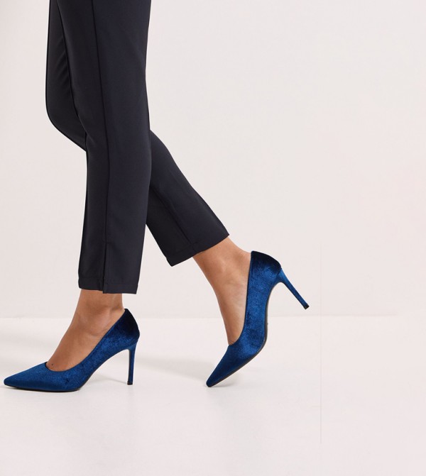 Dash Velvet Pointed Toe Stiletto Heel Pumps