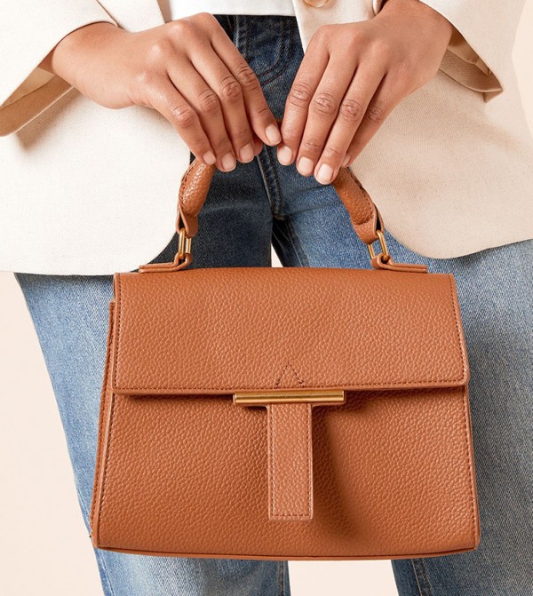Florence Gold Hardware Top Handle Bag