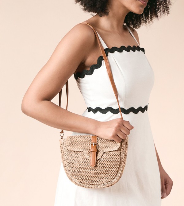 Danny Rattan Buckle Detail Shoulder Bag