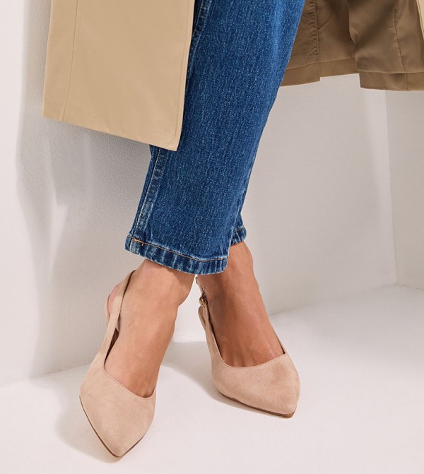 Dova Slingback Kitten Heel Pumps