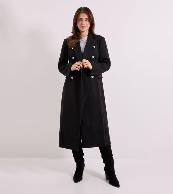 جاكيت طويل بقصة ضيقة