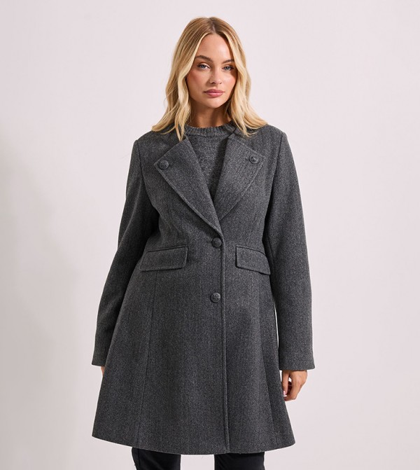 جاكيت فرو صناعي  بأزرار