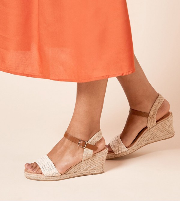 Petra Front Espadrille Wedge Sandals