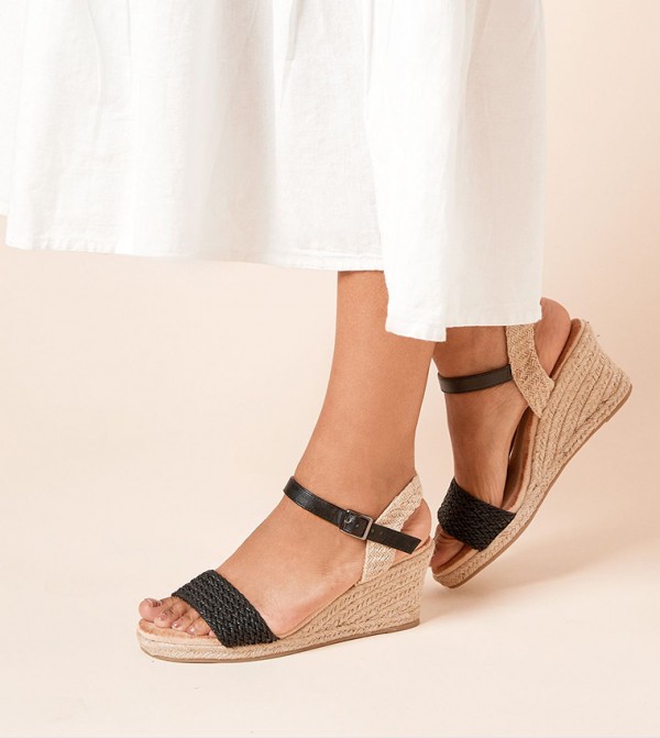 Petra Front Espadrille Wedge Sandals