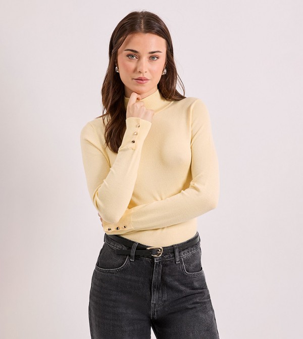 سويتر جامبر بياقة وهمية 