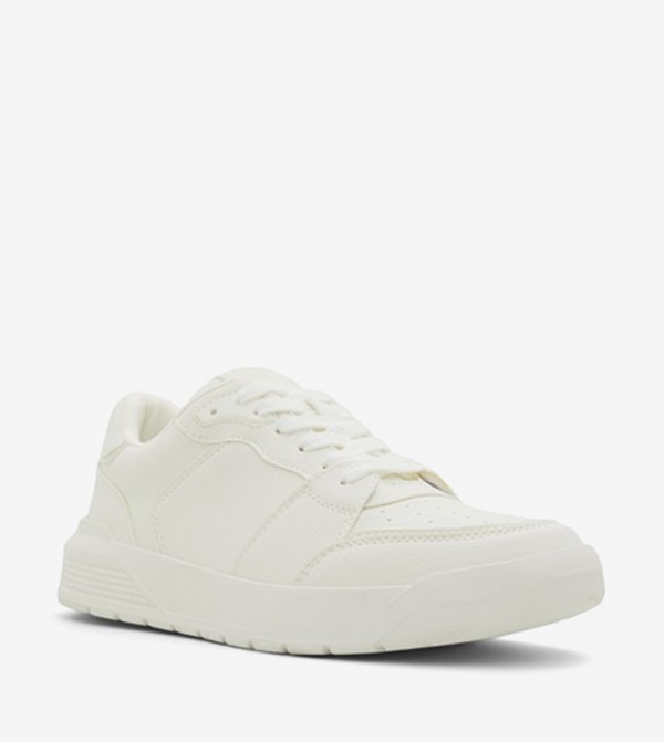 BREEZEY Perforated Lace-Up Sneakers