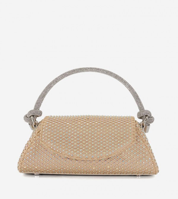 BRYNLEYS Embellished Top Handle Bag