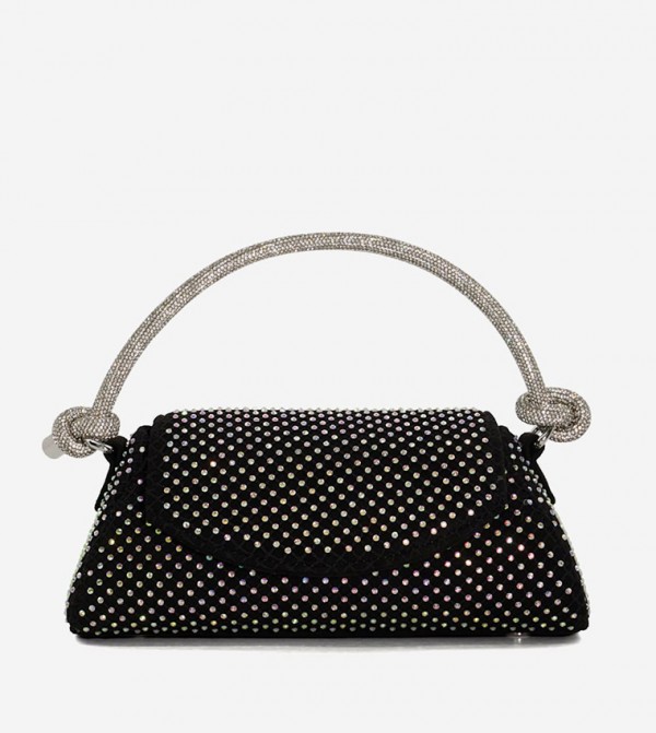BRYNLEYS Embellished Top Handle Bag