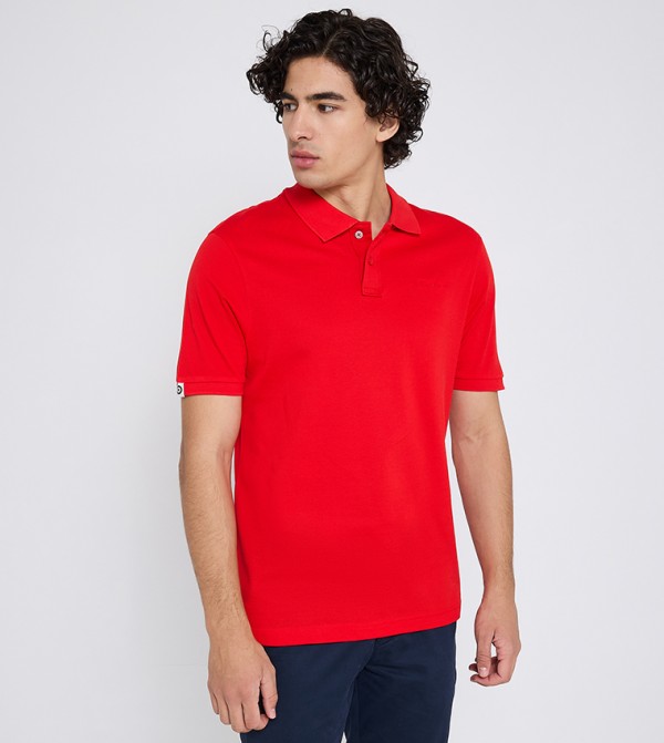 Solid Short Sleeves Polo T-Shirt