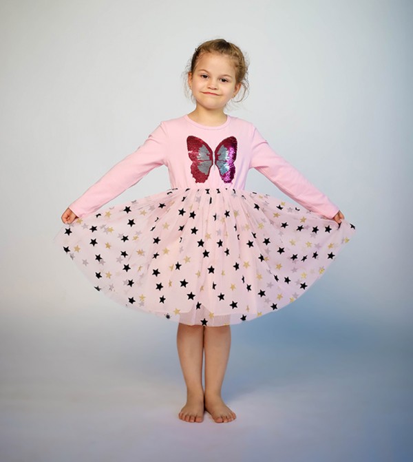 Butterfly and Stars Casual Dress