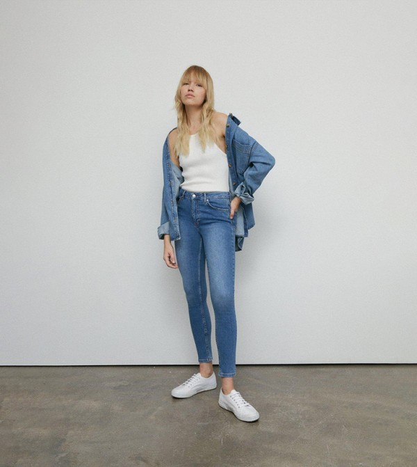 98S Denim Mid Rise Skinny Fit Jeans