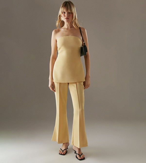 Tailored Kick Flared Trousers