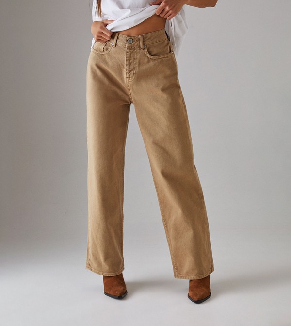 Washed Low Rise Boyfriend Fit Jeans
