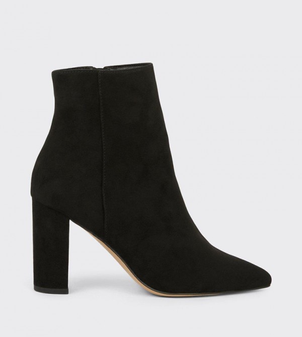 wallis black ankle boots