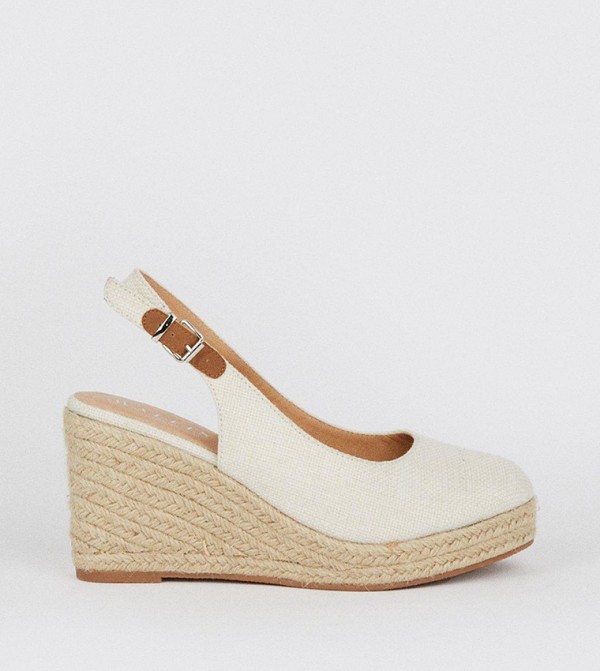 Natural espadrille wedge clearance