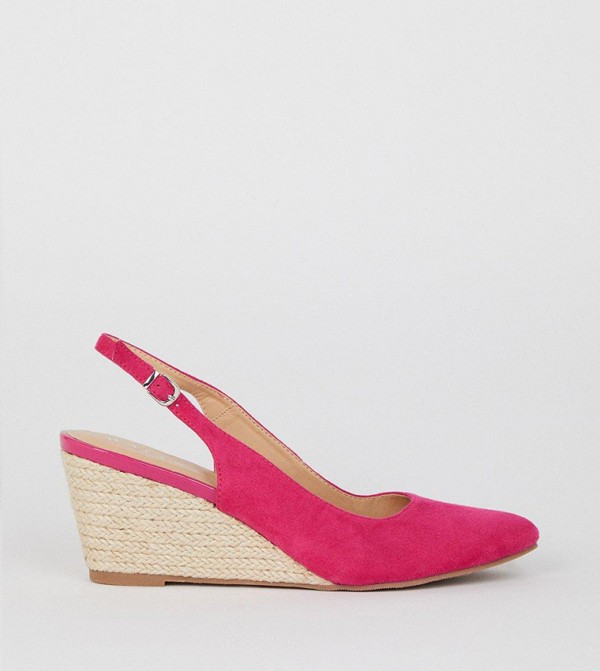 Dune top pink wedges