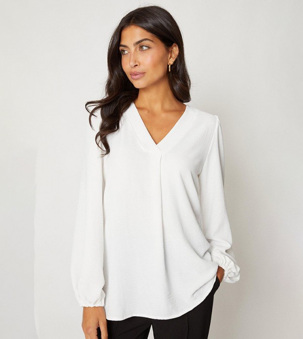 Overhead V-Neck Top
