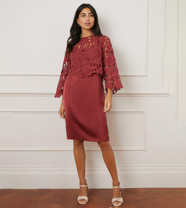 v neck long lace dress Ever-Pretty Lace Bodice Long Flowy Evening Dress with Deep V Neck