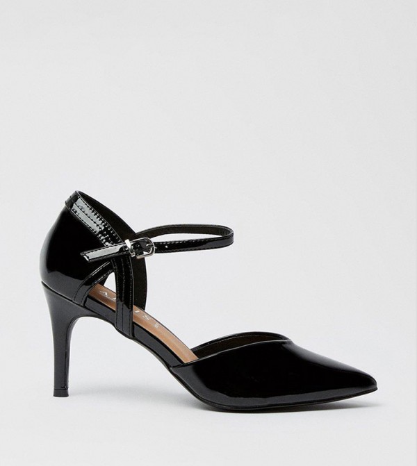 Buy Wallis Esme Back Strap Detail Pointed Stiletto Court Shoes In