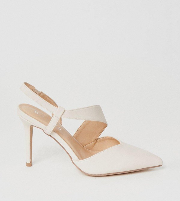 Evie Asymmetric Pointed Stiletto Heel Pumps