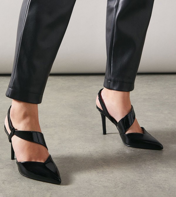 Evie Asymmetric Pointed Stiletto High Heel Pumps