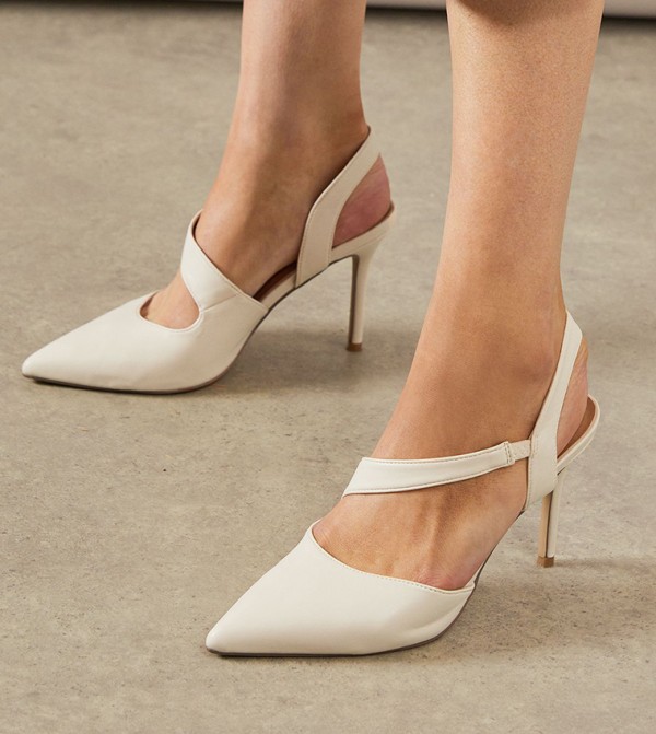 Everly Asymmetric Stiletto Heel Pumps
