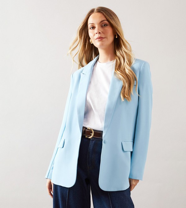 Single Breasted Pocket Detail Blazer