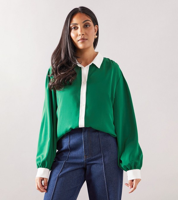 Petite Button Up Shirt
