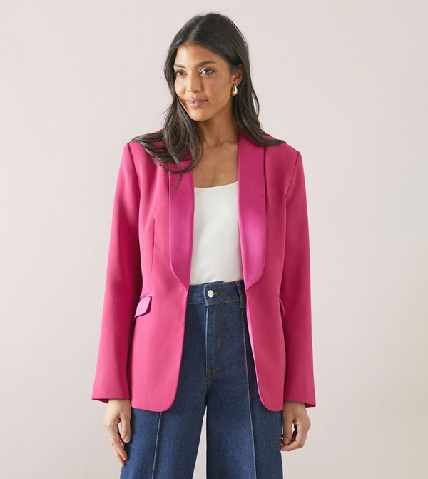 Shawl Collar Edge to Edge Blazer