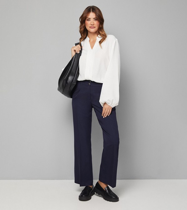 Smart Wide Leg Trousers
