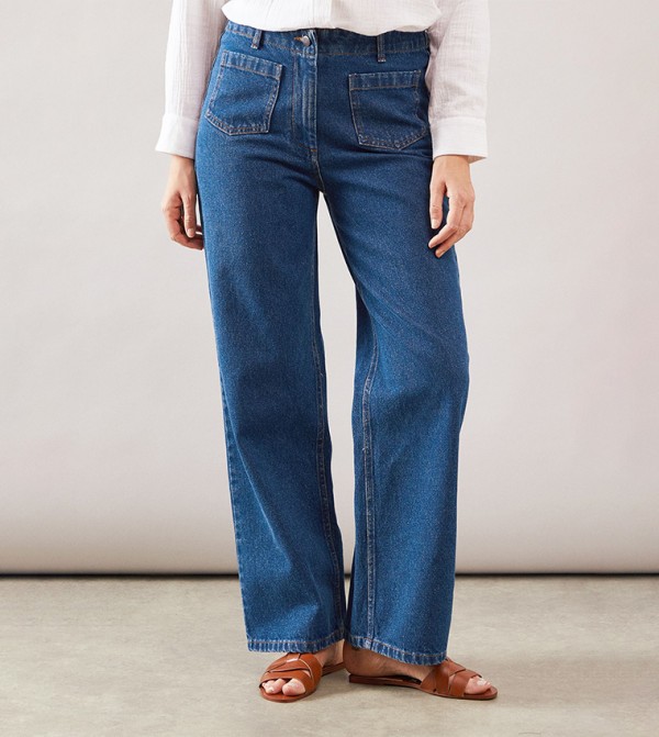 Kickflare Culotte Wide Leg Jeans