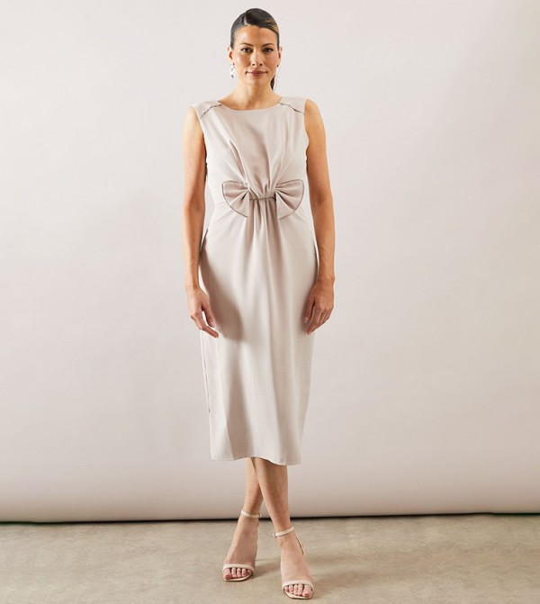 Bow Waist Detail Dress